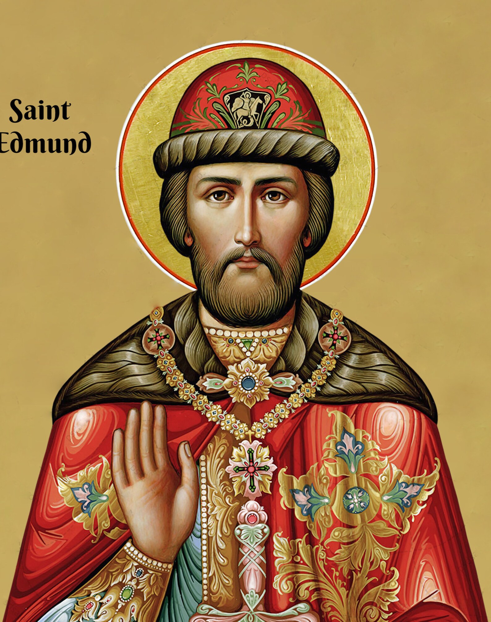St. Edmund. King of East Anglia, 855 to 869