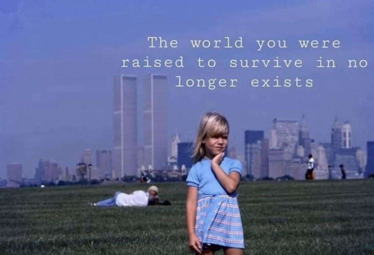 The world you were born into was part of the simulacrum