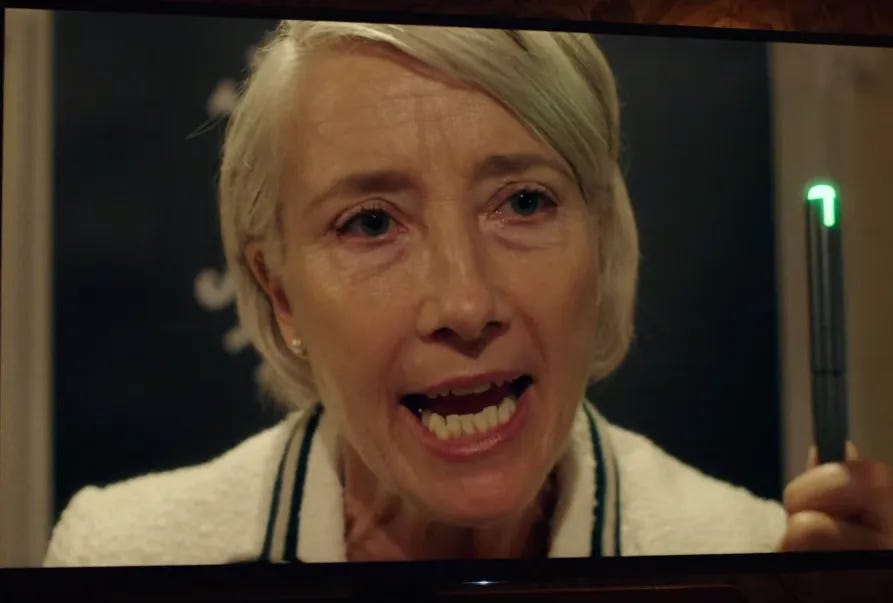 Emma Thompson Plays Nigel Farage